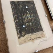 Set 3 gravures Paris début 20eme signées Gautier