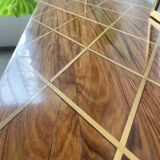 Art Deco style console with mahogany marquetry