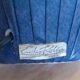 Vintage lamp base signed Emilio Robba – blue/purple fabric