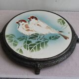 Antique ceramic trivet
