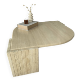 Travertine table