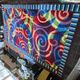 1980s XXL huge Design abstract high quality wool carpet/rug for Hilton hotel