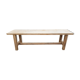 Loom table in solid oak 240 x 58 cm. 1920.