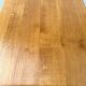 XL brutalist dining table in solid oak
