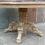 Oval oak table