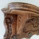 1930s oak wall coat rack