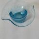Open-edged bubble glass bowl