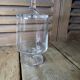 Glass candy bottle old BT55 cotton bottle