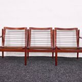Arne Vodder, Canapé trois places vintage en teck, Glostrup années 1960, Danemark