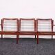Arne Vodder, Canapé trois places vintage en teck, Glostrup années 1960, Danemark