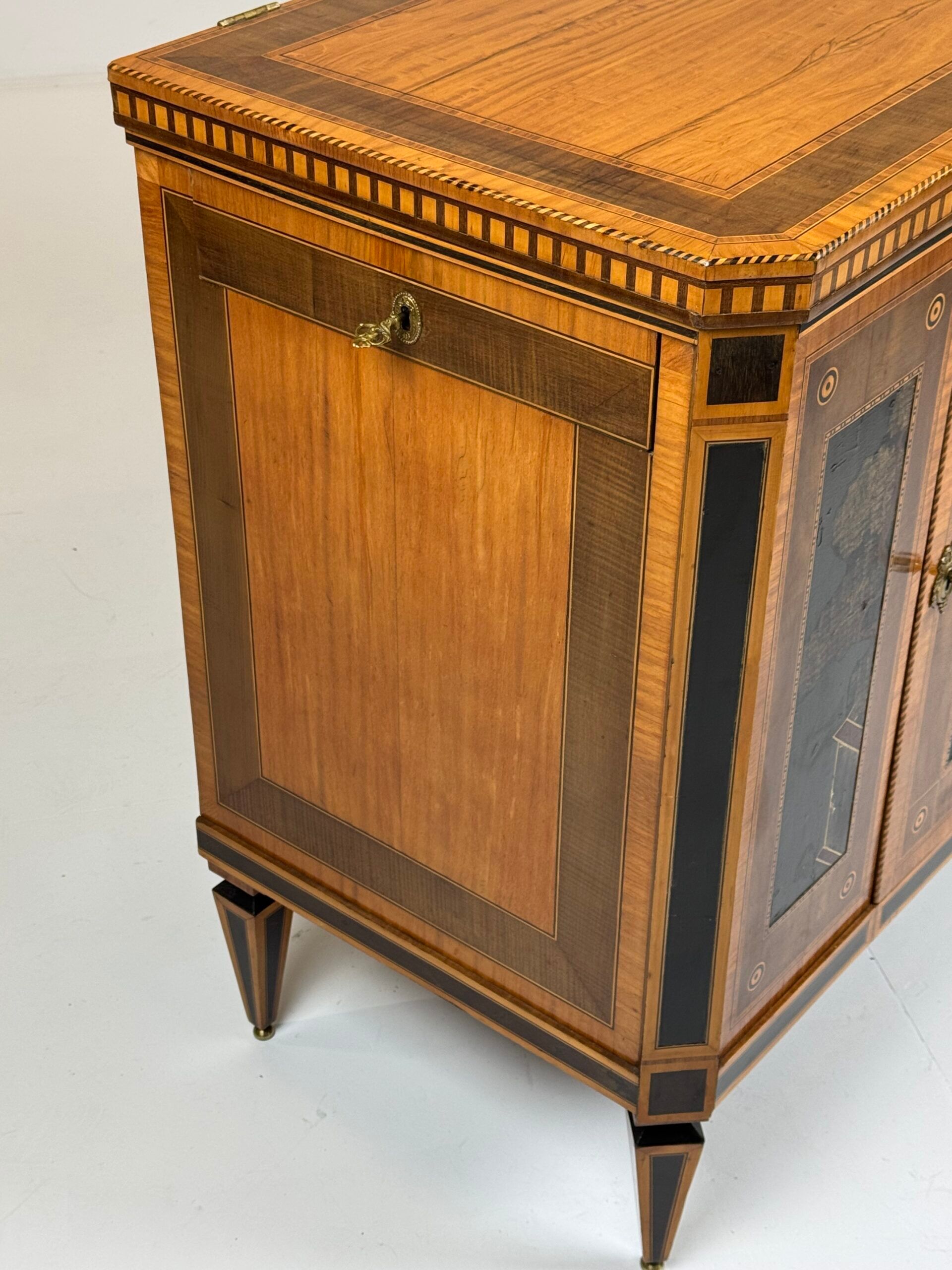 Buffet pliant Louis XVI du XVIIIe siècle