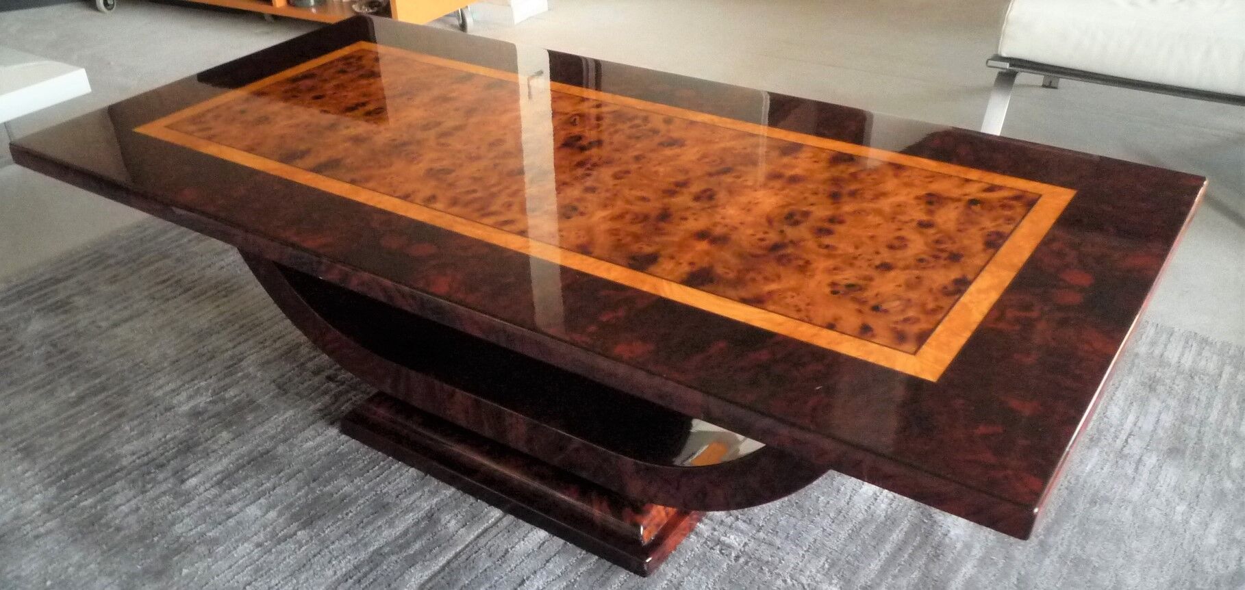 Rectangular Art Deco coffee table