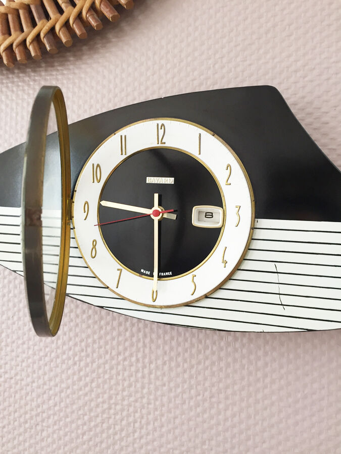 Horloge cuisine vintage Bayard 1960