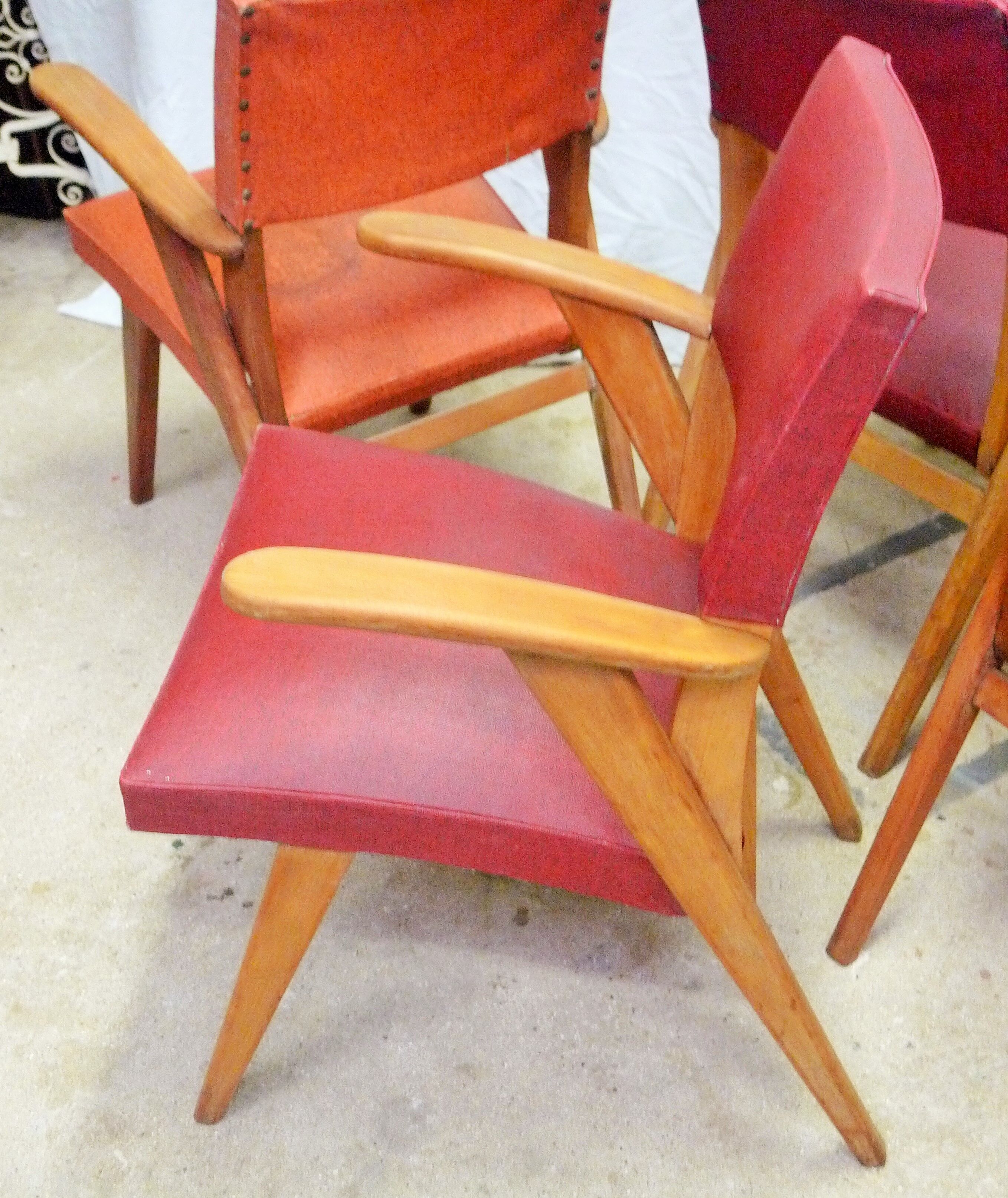 Series of 4 seats 60s