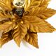 Rare large gold-plated Hans Kögl Florentine-style ceiling or wall lamp from