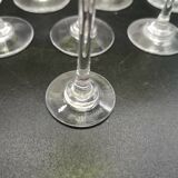 Service de 8 verres liqueur en cristal