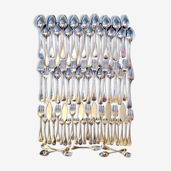 Silver metal cutlery signed from a grand hotel in Paris