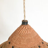 African hat walking lamp
