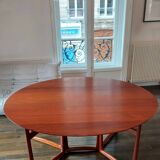 Extremely rare - Danish 20/59 vintage Drop Leaf table in teak by Peter Hvidt and Orla Mølgaard Nielsen for France & Søn - 6 - 8 people