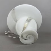 Mushroom table lamp in Murano glass by De Majo, large vintage design from the 70s.