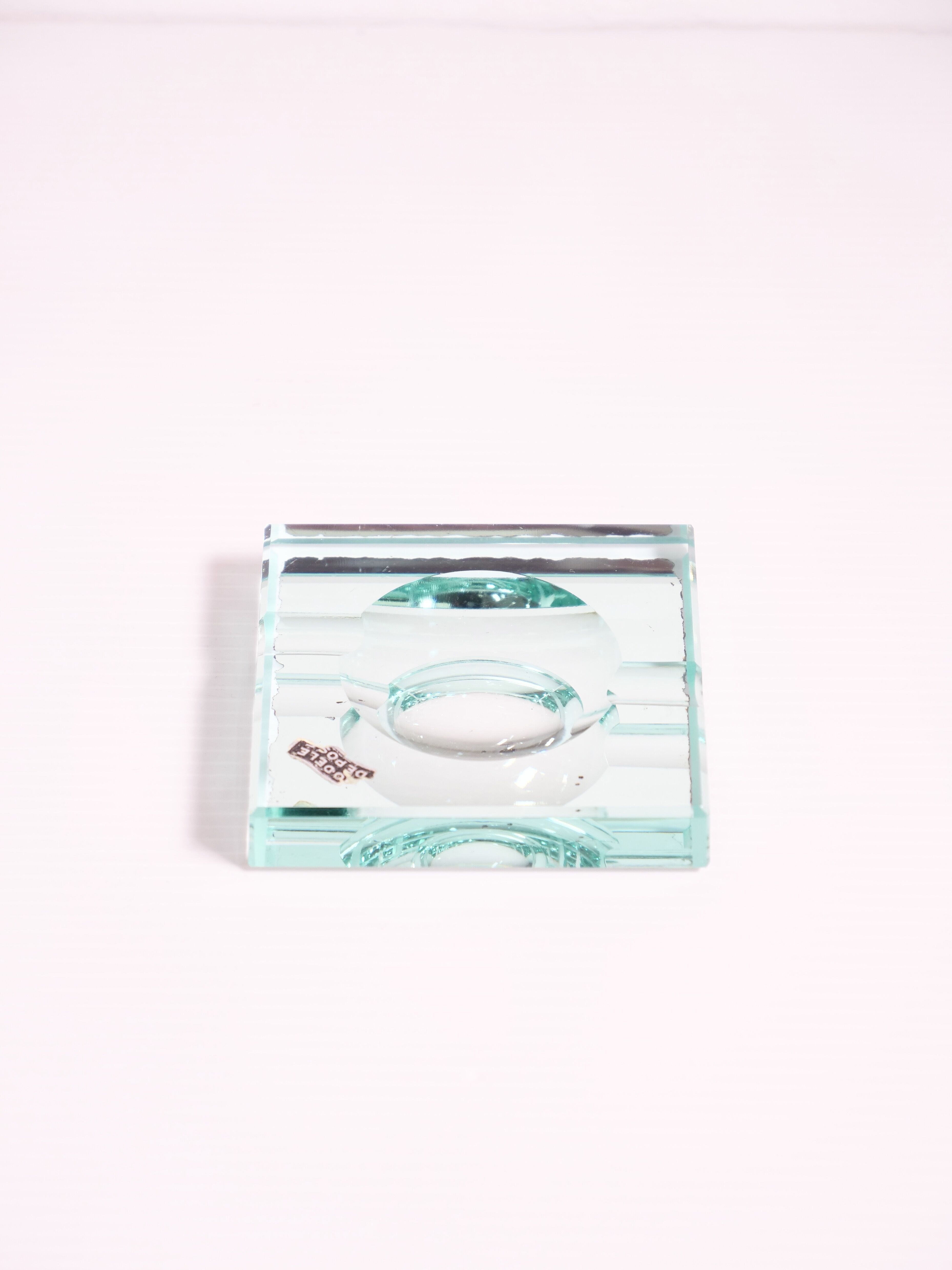 Ashtray art deco mirror by Jean Luce