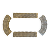 Baccarat signé centre de table modulable en cristal massif