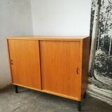 Vintage sideboard sliding doors 1970