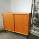 Vintage sideboard sliding doors 1970