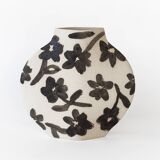 Vase en céramique 'flowers pattern’