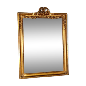 Miroir ancien style louis - stuc bois