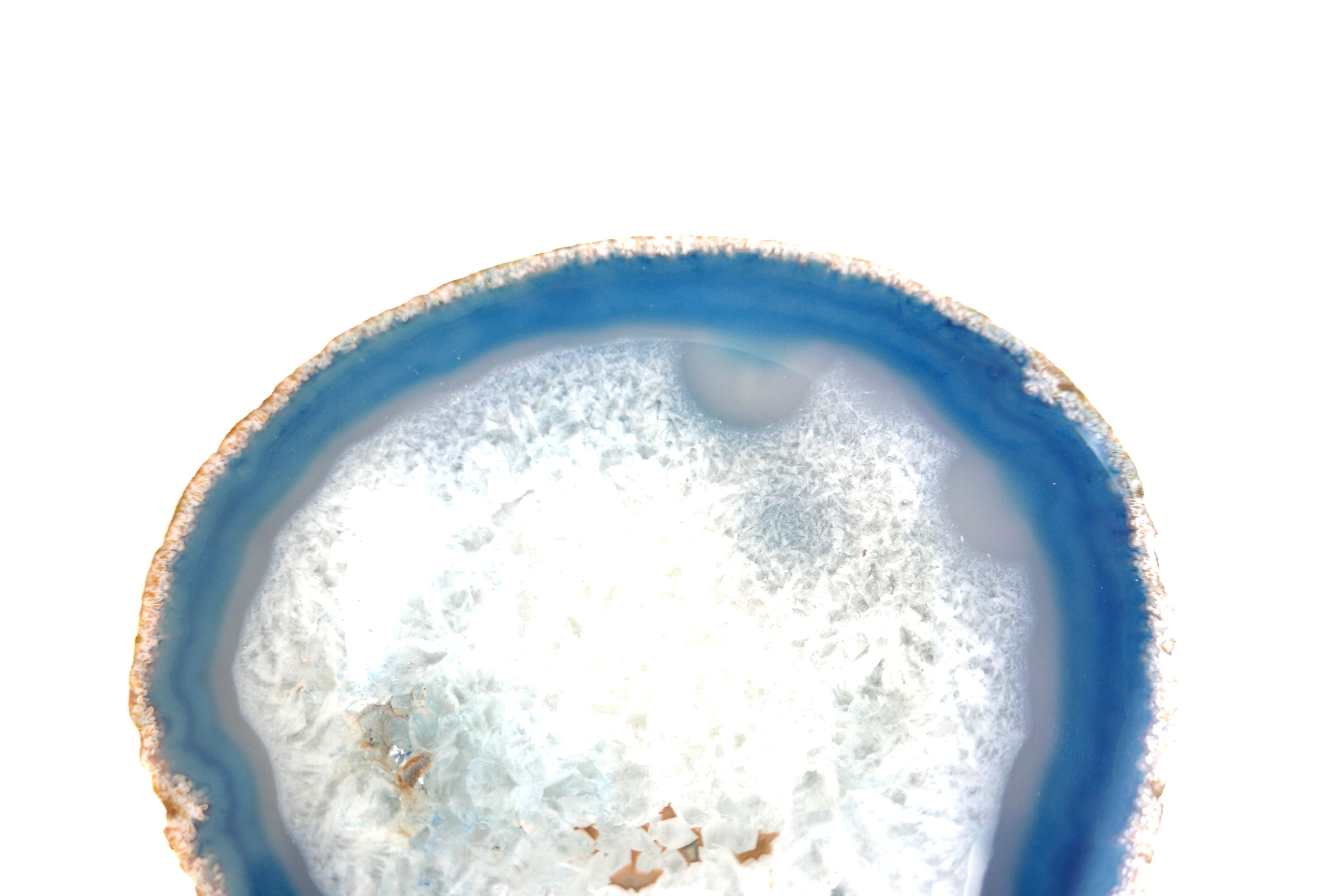 Empty Pocket blue agate cup, early 1970s