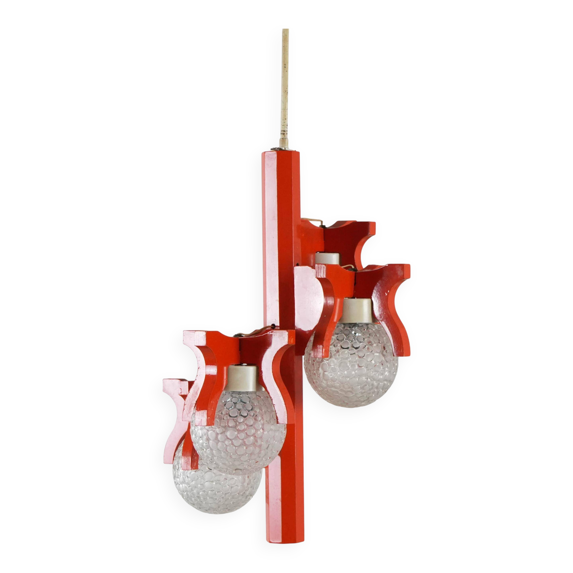 Pendant lamp, Space Age, 1970s, manufactured in Italy