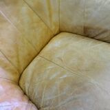 Mid-Century Leather Living Room Set in The Brazilian Style of Jean Gillon, 1970s, Set of 3.