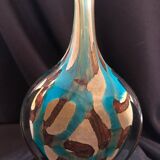 Soliflore vase in blown glass signed Mdina Malta 1970s