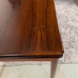 Danish rosewood dining table with extensions, 1960s