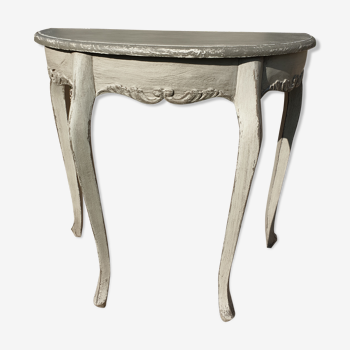 Shabby chic patinated console