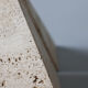 Pyramid shaped travertine bookends