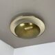 Unique Round Brass Wall Light in Gino Sarfatti Style, Italy 1950s