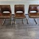 Set of 3 designer chairs by Georges Frydman, 1960s