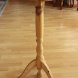 High wooden plant stand - handmade in the 80s - Vintage