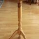 High wooden plant stand - handmade in the 80s - Vintage