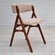 60s, Danish design by Henning Kjærnulf, reupholstered chair, model 71