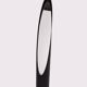 Black Full length lipstick mirror 1970s