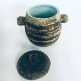 Brutalist Dutch Art Ceramic Pot by Pieter Groeneveldt, Netherlands, 1960s