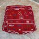 Handmade Berber Kilim pouf, floor cushion