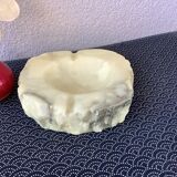 Brutalist alabaster ashtray Alabaster Italy - Romano Bianchi