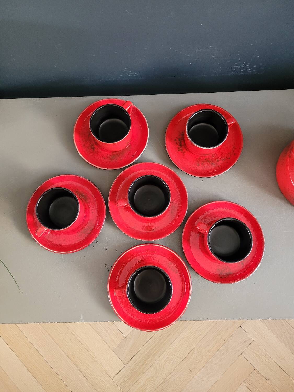Complete vintage coffee set for 6 people