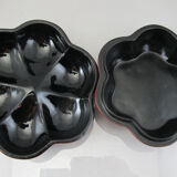 Old Chinese box in red lacquer Beijing China Asia