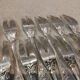 12 silver-plated cake forks with 2 prongs by Christofle Trianon LXVI