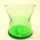 12 Art-Deco aperitif glasses in crystal and sea uraline